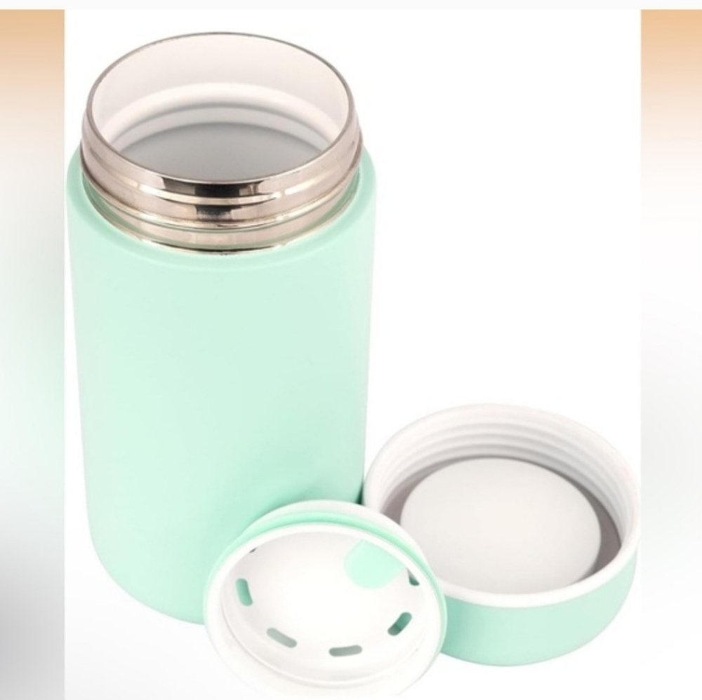 Ceramic Lined Travel Tumbler w/Splash Guard and Leak-Proof Lid-Mint 12oz